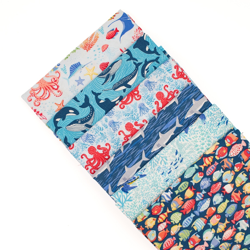 Deep Blue Sea FQ Bundle 