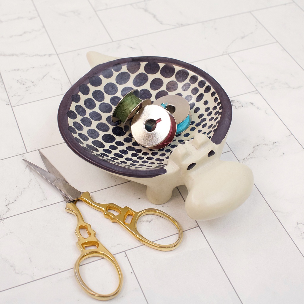 Soapstone Hippo Bowl - 12 Days