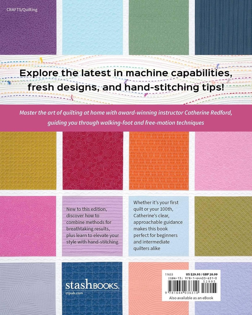 Modern Machine Quilting, Second Edition Book