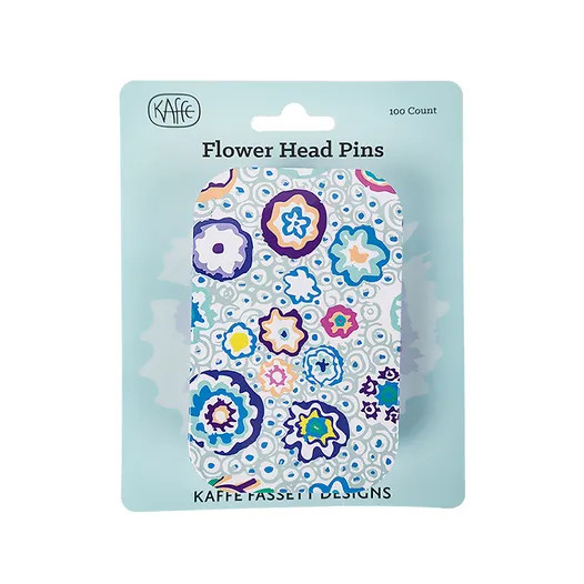 Kaffe Fassett Flower Head Pins 100ct