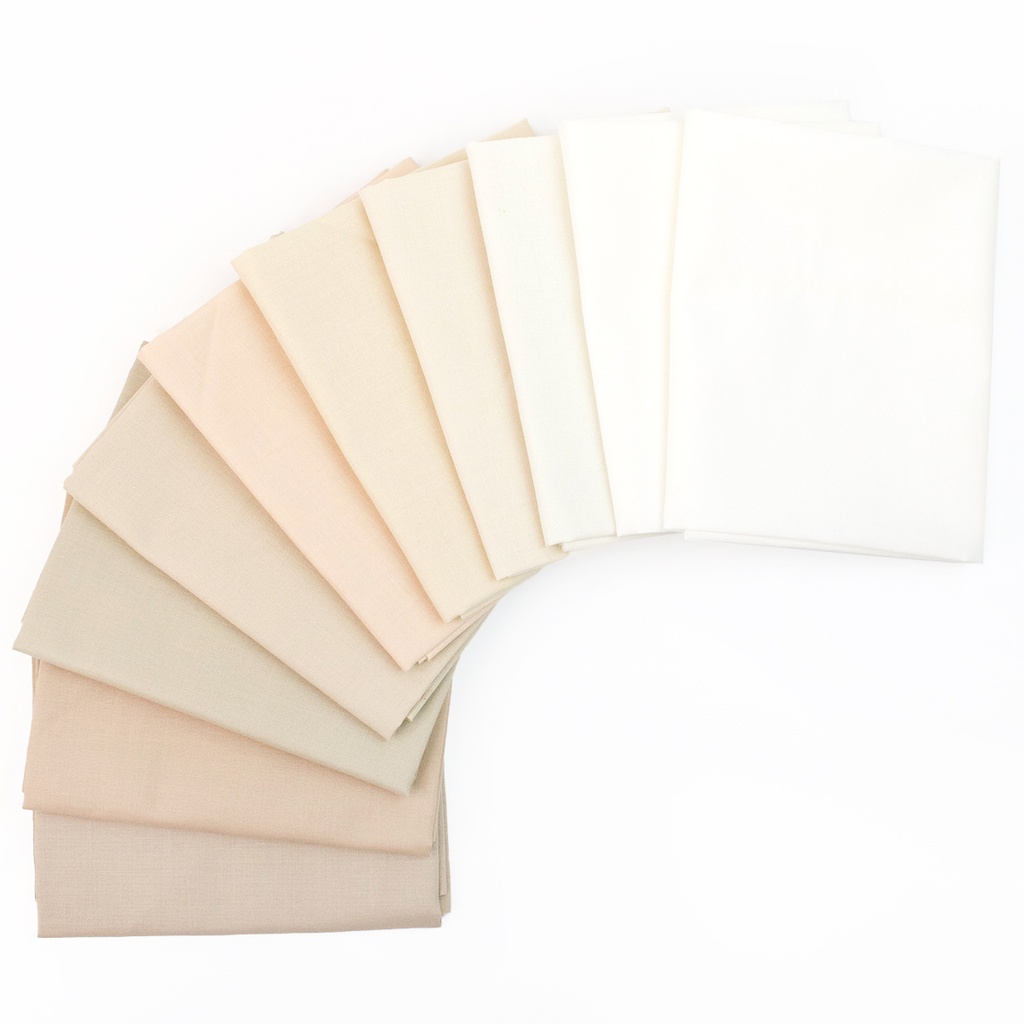 Japanese Solids FQ Bundle - Neutrals
