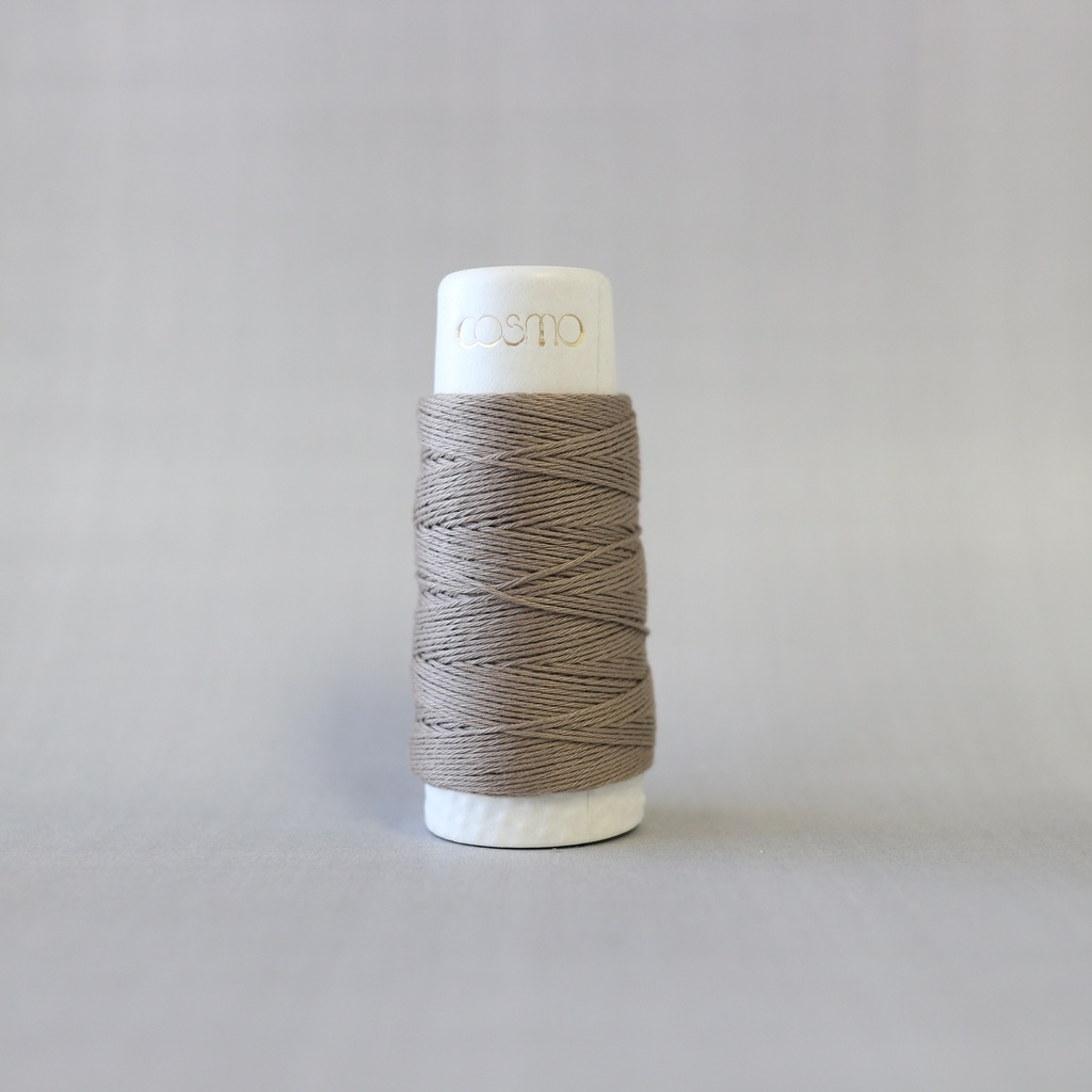 Pale Taupe, Hidamari Sashiko Thread, 30m Spool