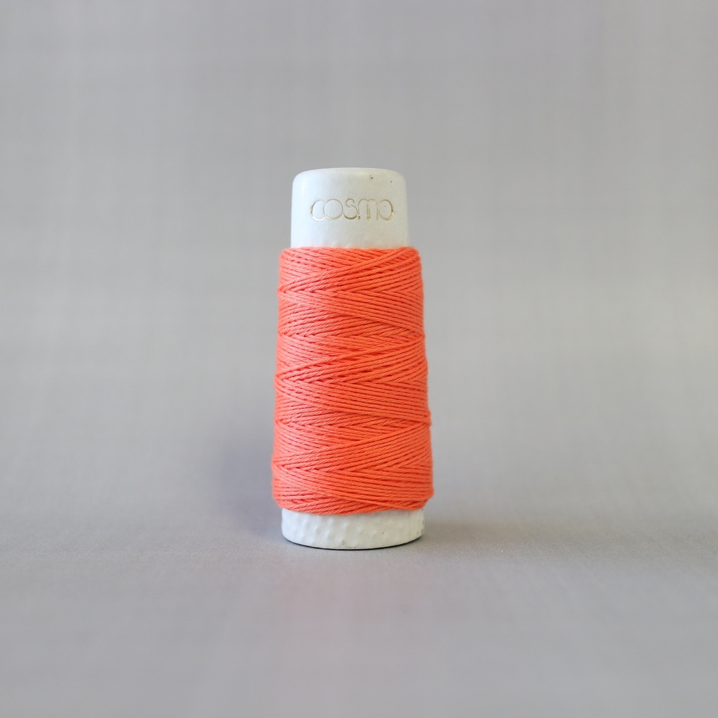 Cantaloupe, Hidamari Sashiko Thread, 30m Spool