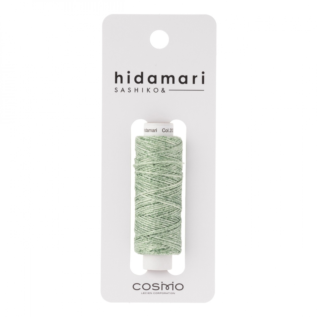 Mojito Green, Hidamari Sashiko Thread, 30m Spool