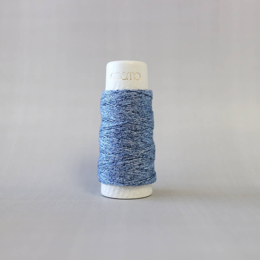 Denim Blue, Hidamari Sashiko Thread, 30m Spool