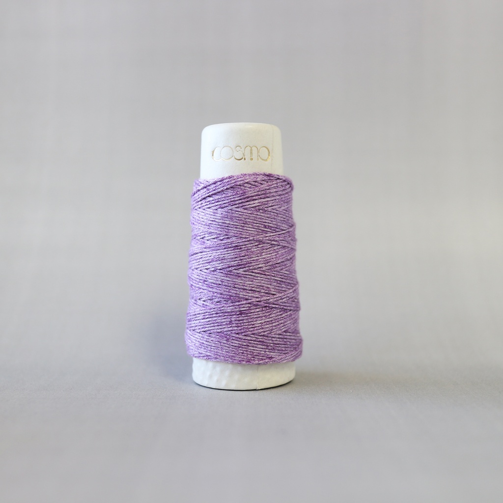 Violet Field, Hidamari Sashiko Thread, 30m Spool