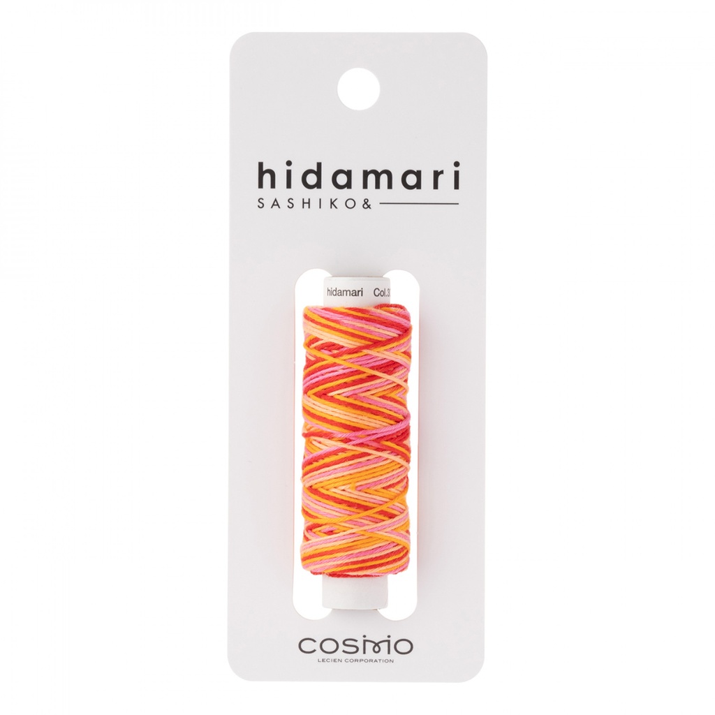 Tequila Sunrise, Hidamari Sashiko Thread, 30m Spool