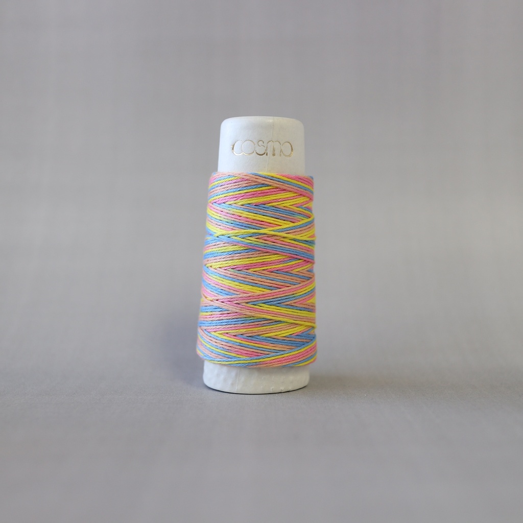 Rainbow Sorbet, Hidamari Sashiko Thread, 30m Spool