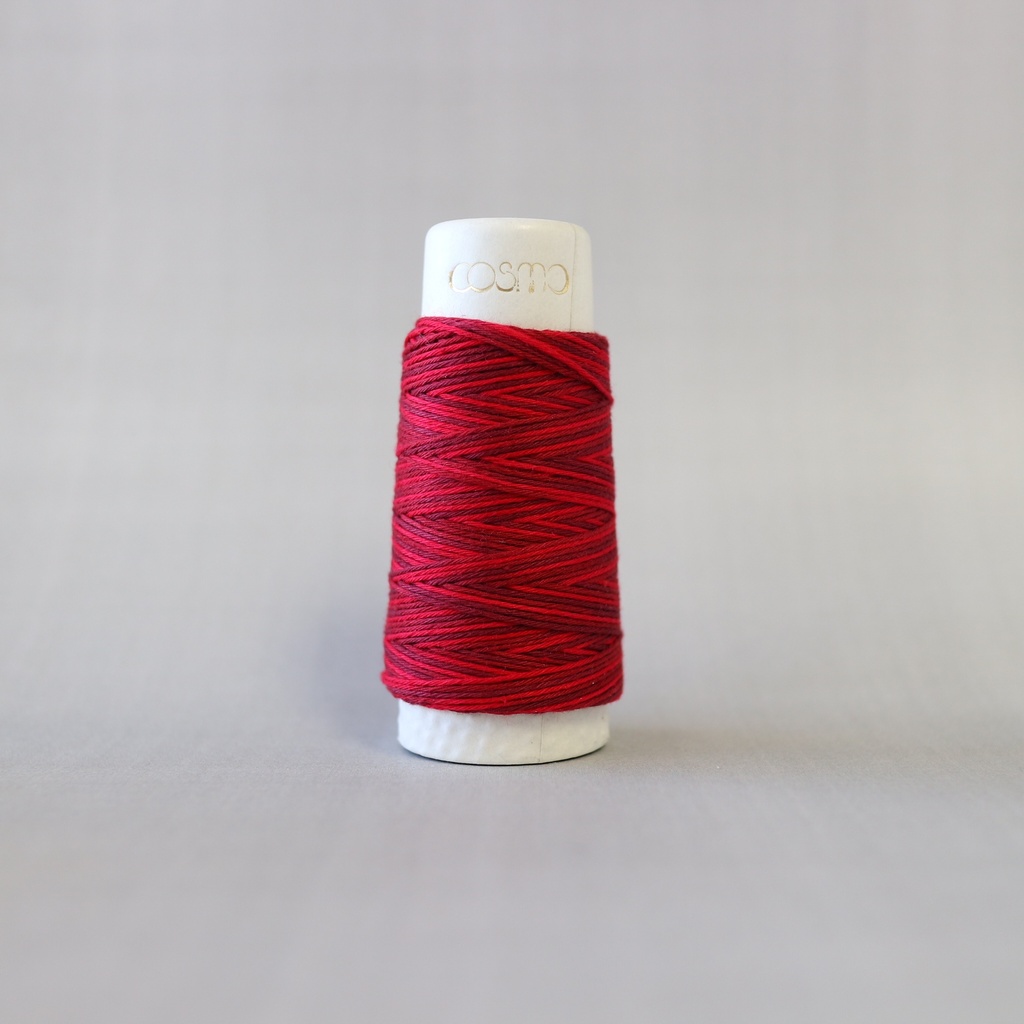 Cranberry Red, Hidamari Sashiko Thread, 30m Spool