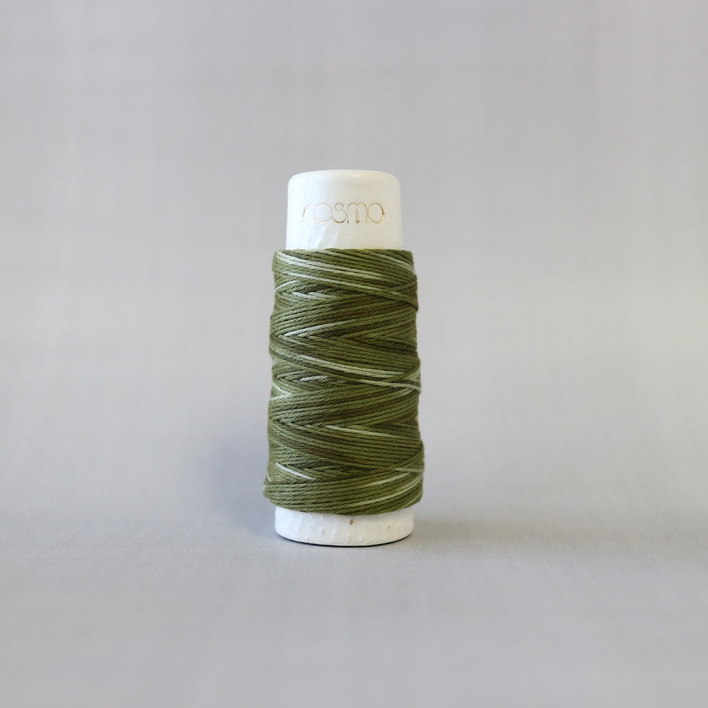 Forest Moss, Hidamari Sashiko Thread, 30m Spool