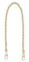 Yellow Gold 15" Purse Chain