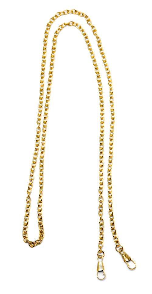 Yellow Gold 47" Purse Chain