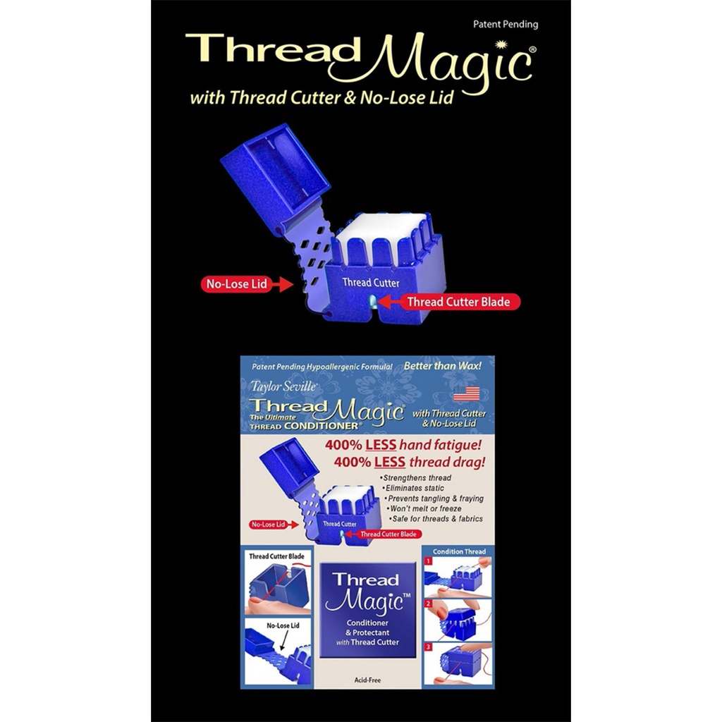 Thread Magic Square with Thread Cutter