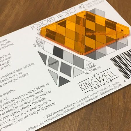 JKD Postcard #2, Little Diamonds