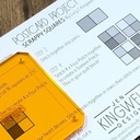 JKD Postcard #3, Scrappy Squares