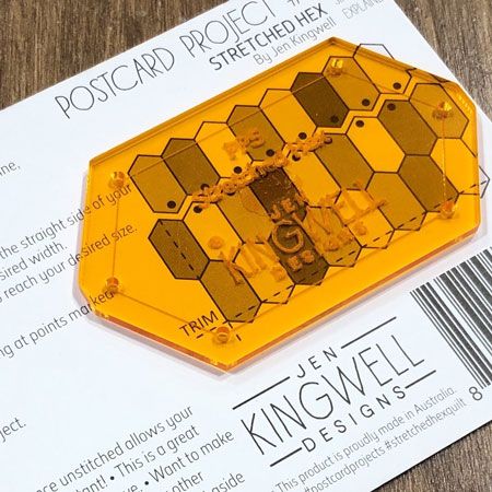 [JKD_8168] JKD Postcard #5, Stretched Hex