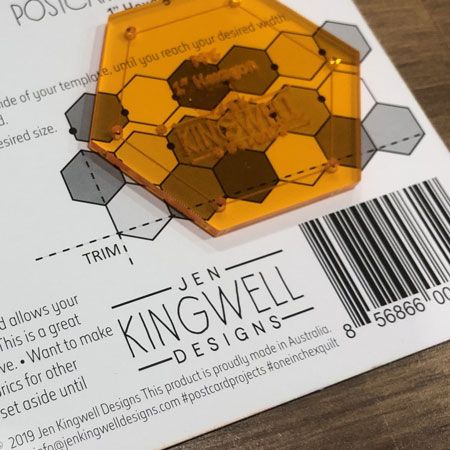 JKD Postcard #6, Hexagon