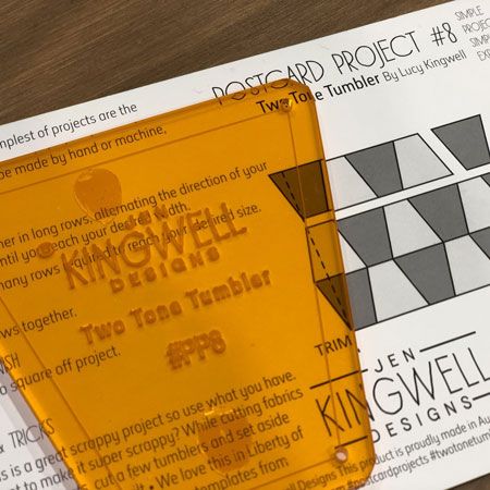 JKD Postcard #8, Two Tone Tumbler