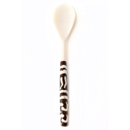 Hand Carved Cow Bone Tea Spoon