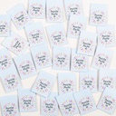"Auntie Made It" Woven Labels, 8pk