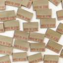 "Worth The Effort" Woven Labels, 8pk
