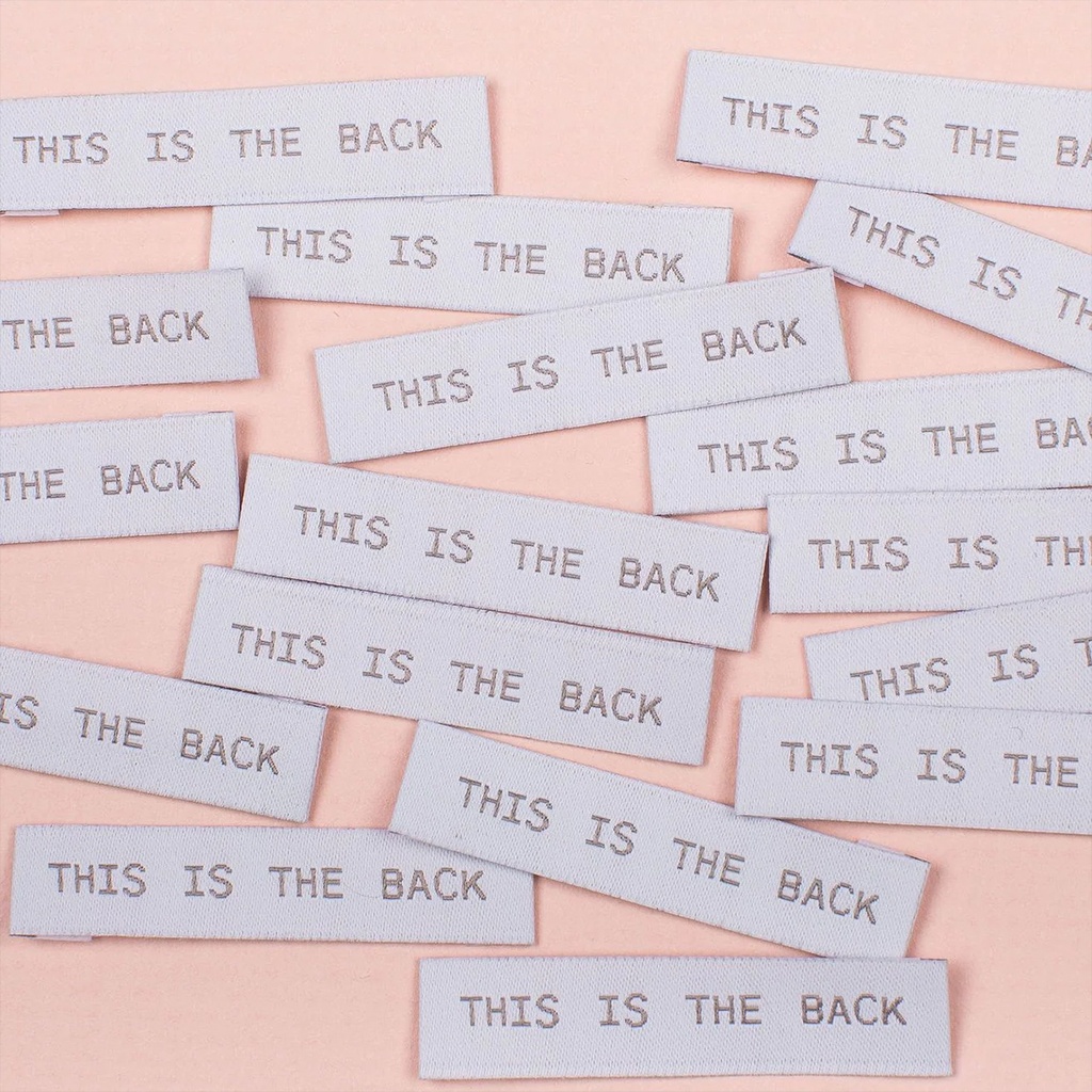 [KMWL-S5-THTBEF] "This Is The Back" End Fold Labels, 8pk
