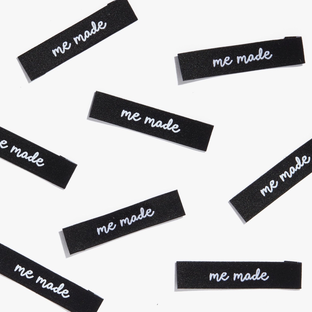 [KMWL-S1-MEM] "Me Made" Woven Labels, 6pk