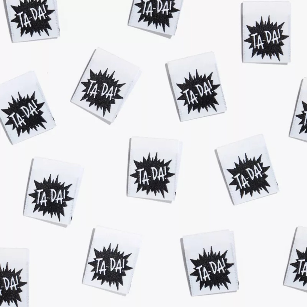 ​"Ta-Da" Woven Labels, 8pk