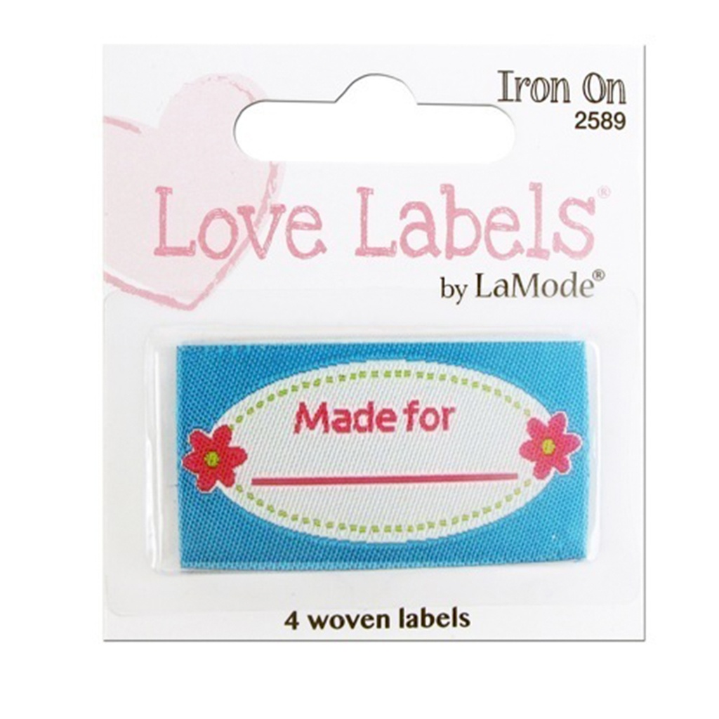 ​Made For, Iron-On Labels