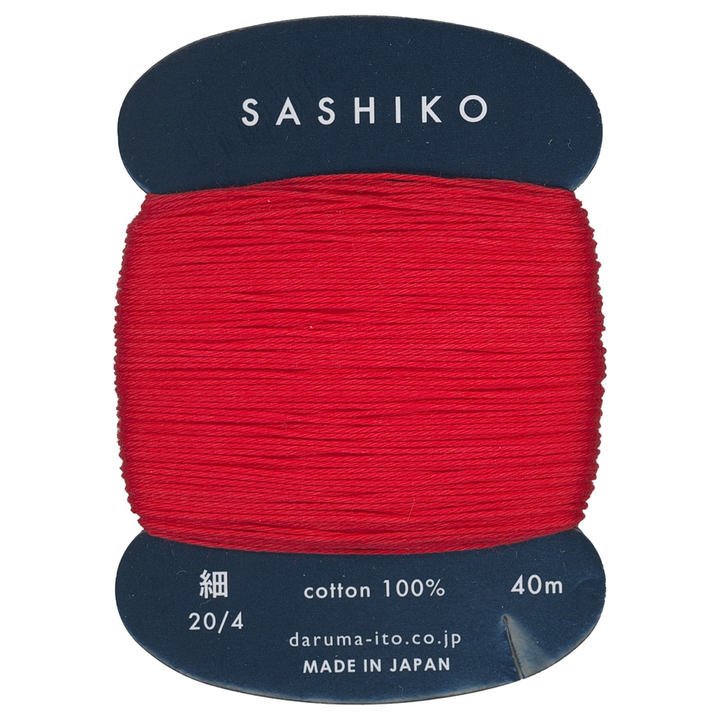 [213-2400] #213 Red, Daruma (THIN 20/4 CARDED THREAD)