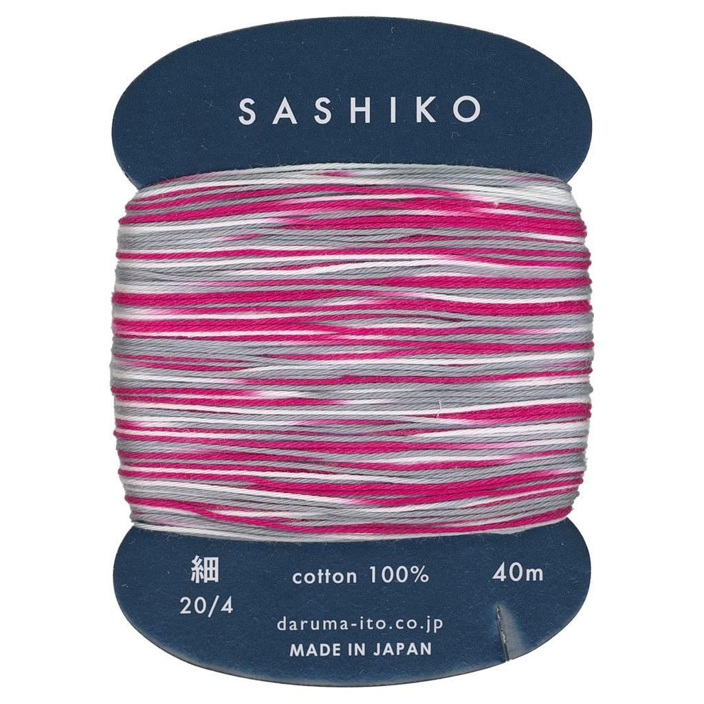 #403 Red/White/Grey, Thin, 20/4, 40m, Daruma