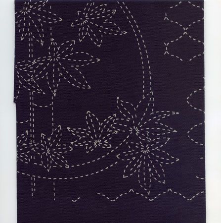 [SCC_23D65] Sashiko Craft Cloth (#23D NAVY)