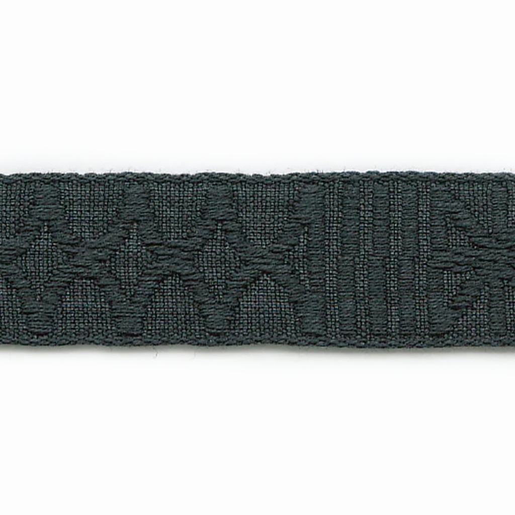 Ribbon Yardage- 15mm Textured Charcoal Ribbon