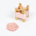 Cohana, Small Brass Spool & Iida Mizuhiki Needle Threader Set, Sakura