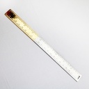 Metal Ruler with Gold Handle
