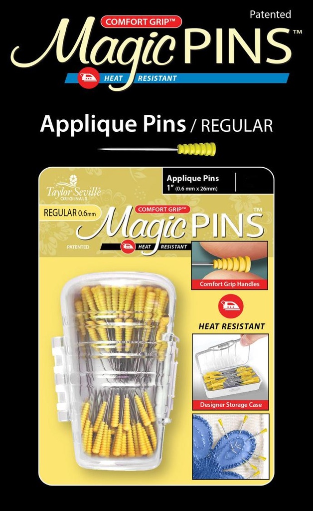 [NOT_219539] Magic Applique Pins (Regular, 100ct)