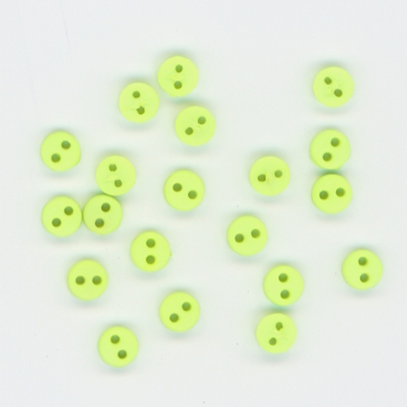 4mm Dk Green Glow Button Pack