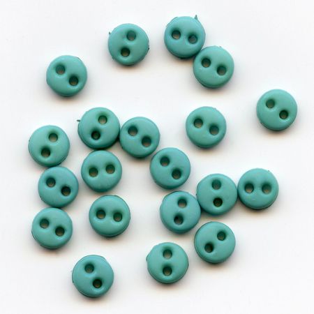 4mm Turquoise Button Pack