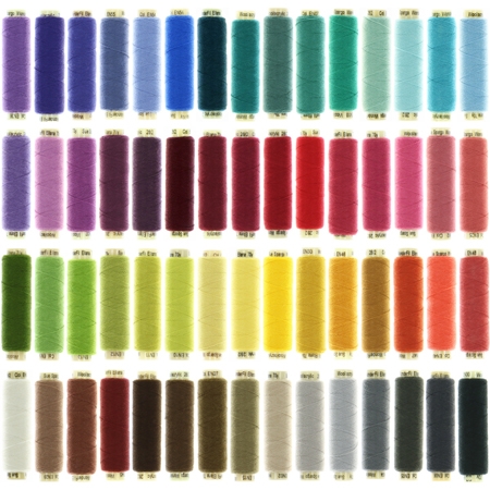 Ellana Wool Thread 60 Color Collection