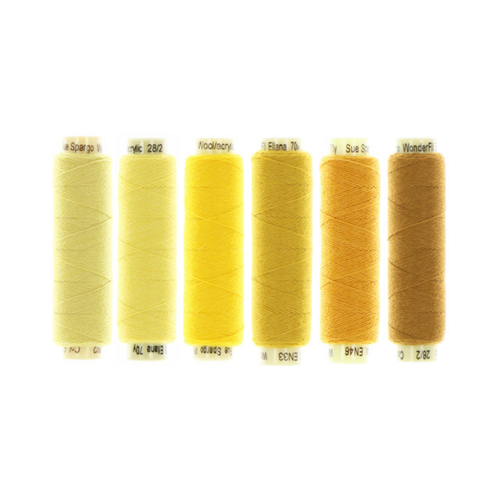 Ellana Wool Thread Pack, Yellow