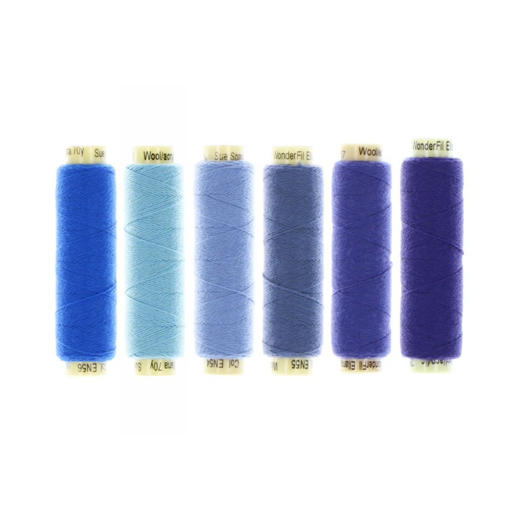 Ellana Wool Thread Pack, Blue