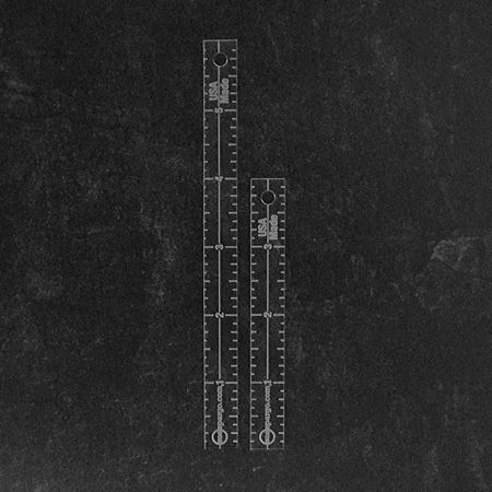 [NOT_CST-09] 1/2" Stitch Spacing Ruler Set: Creative Stitching Tools