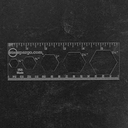 Hexagon Ruler: Creative Stitching Tools