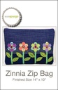 Zinnia Zip Bag Pattern