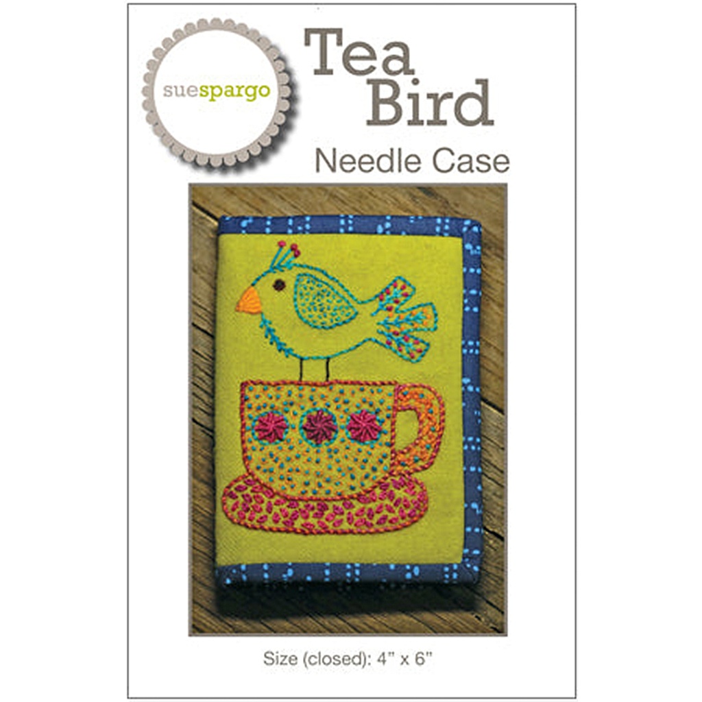 Tea Bird Needle Case Pattern