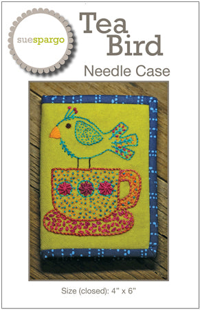 Tea Bird Needle Case Pattern