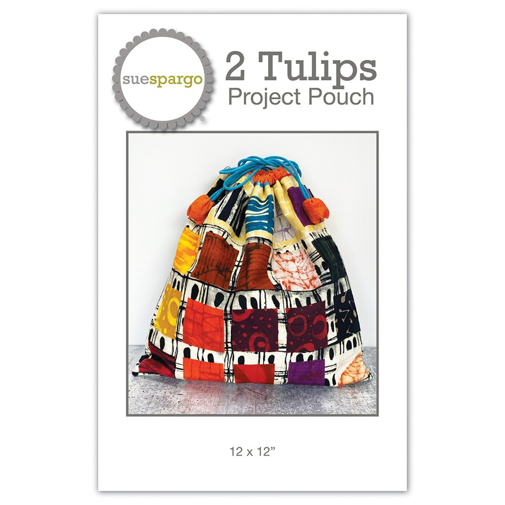[PATT_102] 2 Tulips Project Pouch Pattern