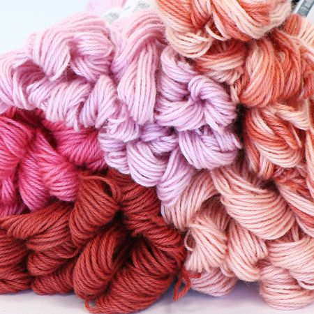 Shades Of Cochineal - Natural Dyed Embroidery Thread