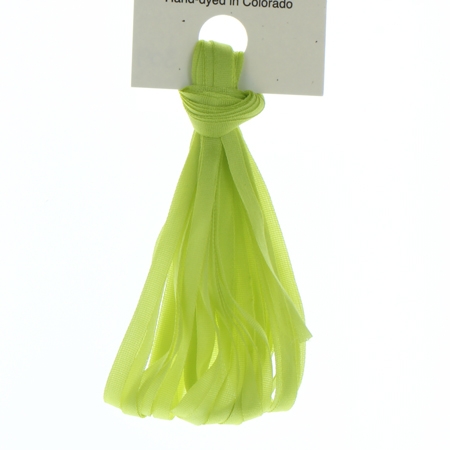 3.5mm Silk Ribbon - Apple Green