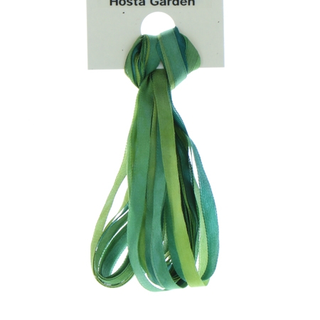 3.5mm Silk Ribbon - Hosta Garden